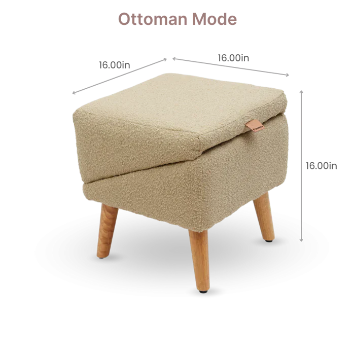 🔥 50% Off – Modern Pet Ramp Ottoman for Dogs & Cats 🐾 Stylish & Functional!