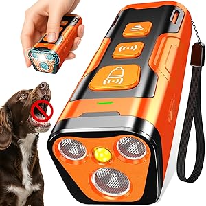 Dog Bark Deterrent Device - 3X Ultrasonic Anti-Barking with 6 Training Modes Say goodbye to excessive barking! 🐾