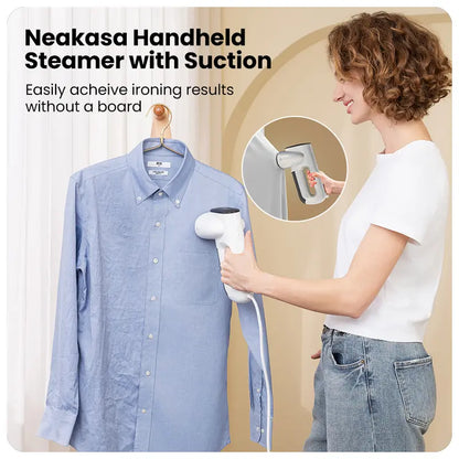 Neakasa Magic 1 Handheld Vacuum & Garment Steamer 2-in-1 | 2300Pa Suction | Travel & Home Clothes Steamer Iron