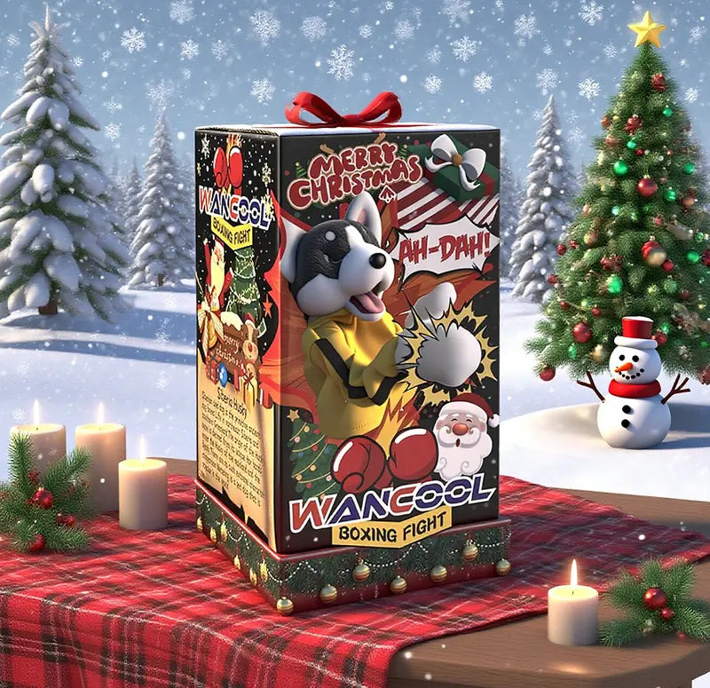 A-Da! Animal Boxing Interactive Hand Puppet – Playful Husky Plush Toy for Kids’ Interactive Fun 🐶🥊