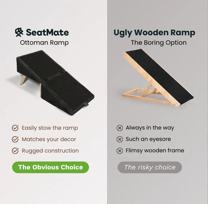 🔥 50% Off – Modern Pet Ramp Ottoman for Dogs & Cats 🐾 Stylish & Functional!