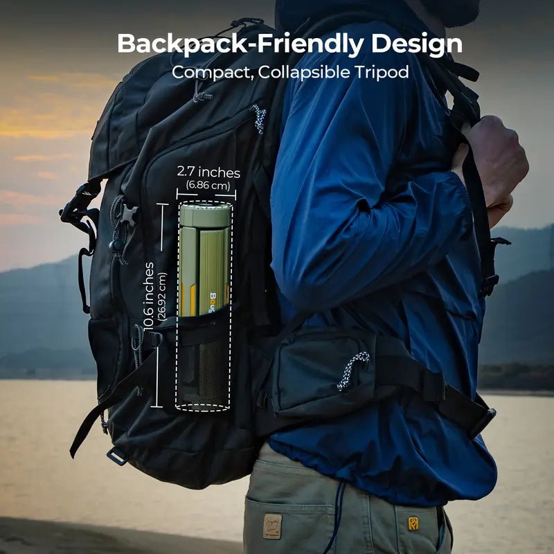 BougeRV 15600mAh Rechargeable Camping Light – Portable Outdoor Lantern with Stretchable Tripod for Camping, Hiking & Emergencies