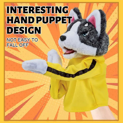 A-Da! Animal Boxing Interactive Hand Puppet – Playful Husky Plush Toy for Kids’ Interactive Fun 🐶🥊