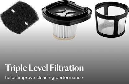 BISSELL Pet Hair Eraser Cordless Hand Vacuum, Lithium Ion, Home, Auto, and Pet Vacuum, Easy-Empty Dirt Bin, Upholstery Tool, Brush Tool, and Crevice Tool Included, 2390A