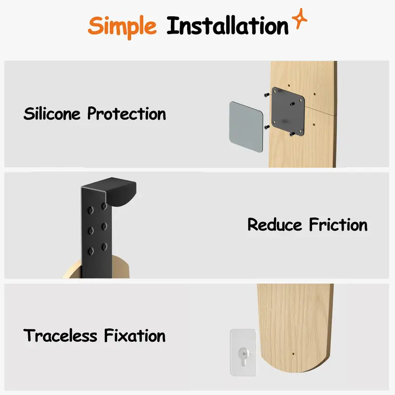 MEWOOFUN Multi-Level Door Hanging Cat Tower – Space-Saving Vertical Cat Tree with Scratch Pads, 4-Level Climber for Indoor Cats